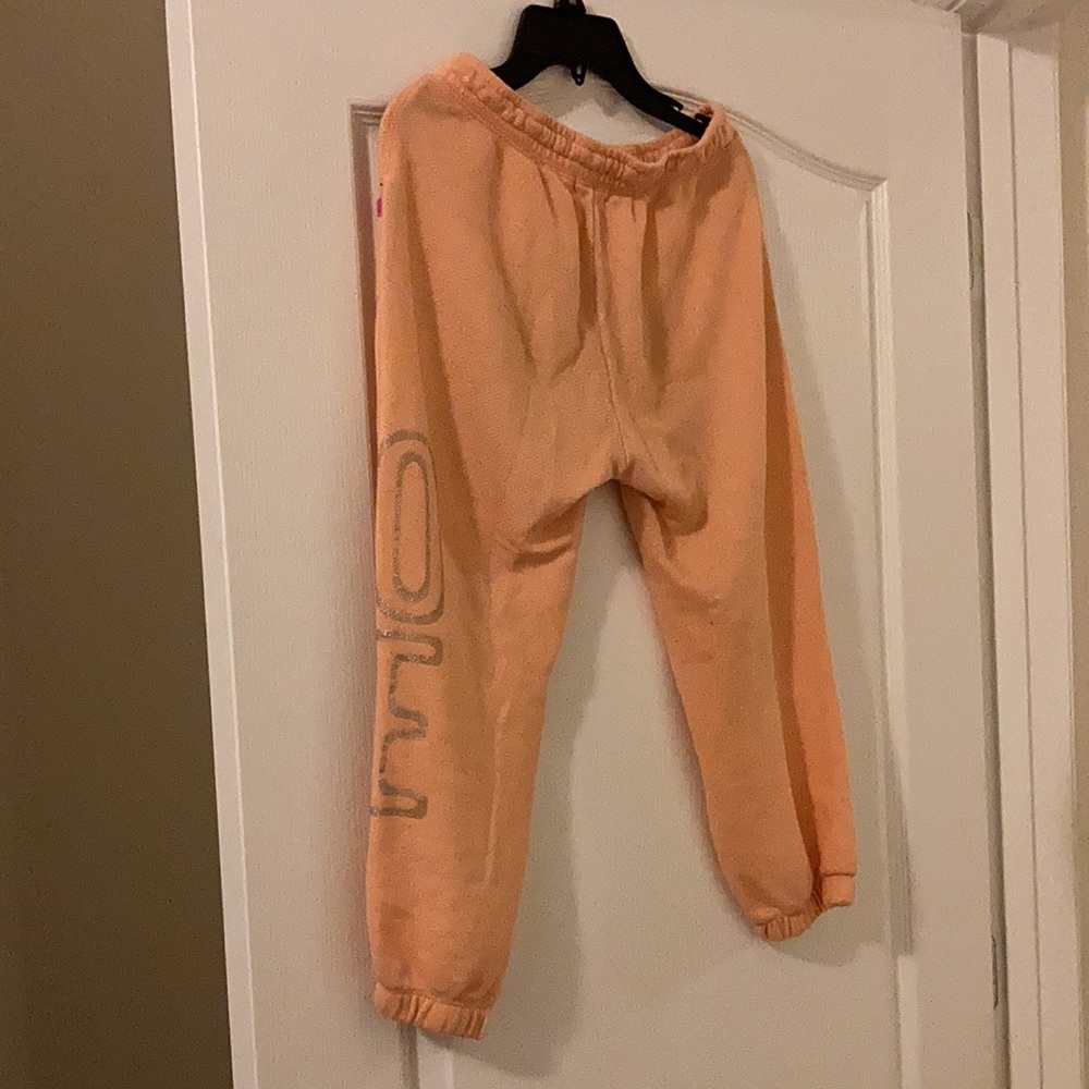 Dream Out Loud Peach Color Sweatpants. - Picture 2 of 3